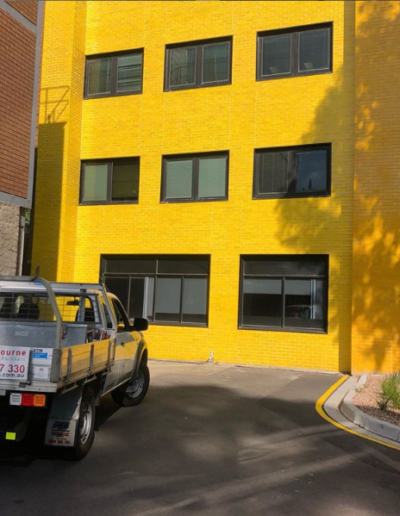Yellow Building exterior