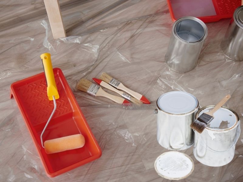 Materials for painting tiles
