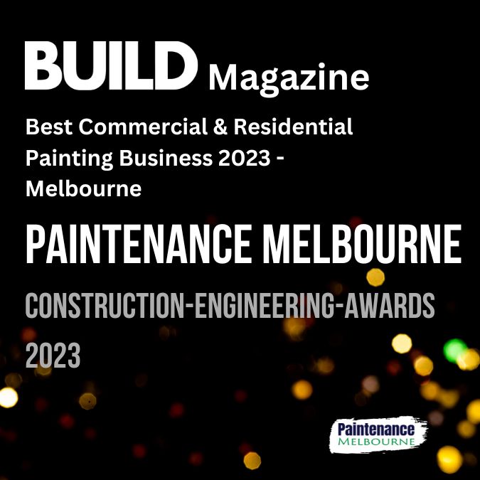 Winner Build Magazine Awards - Paintenance Melbourne
